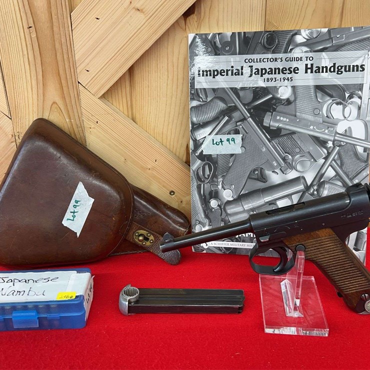Japanese Type 14 Nambu 8mm Semiauto Pistol