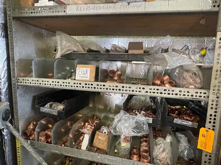 #4003-•-large-metal-organizing-rack-with-various-fittings-and-valves-image-3
