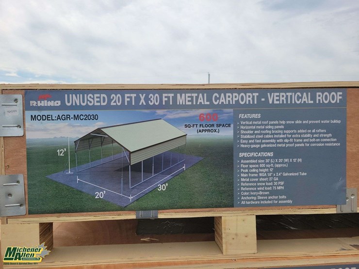 20ft30ft-metal-carport-vertical-roof-unused-image-4