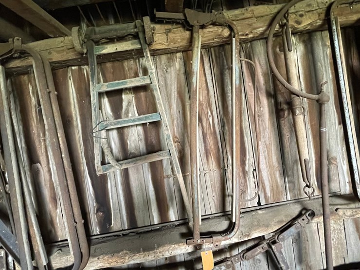 #2320-•-wall-section-of-vintage-farm-tools-image-5