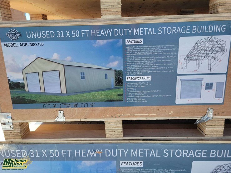 31x50ft-heavy-duty-metal-storage-building-3-boxes-a+b+c-unused-image-4