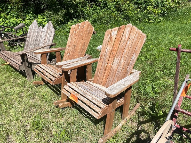 #3244-•-(2)-wood-rocking-chairs-image-1