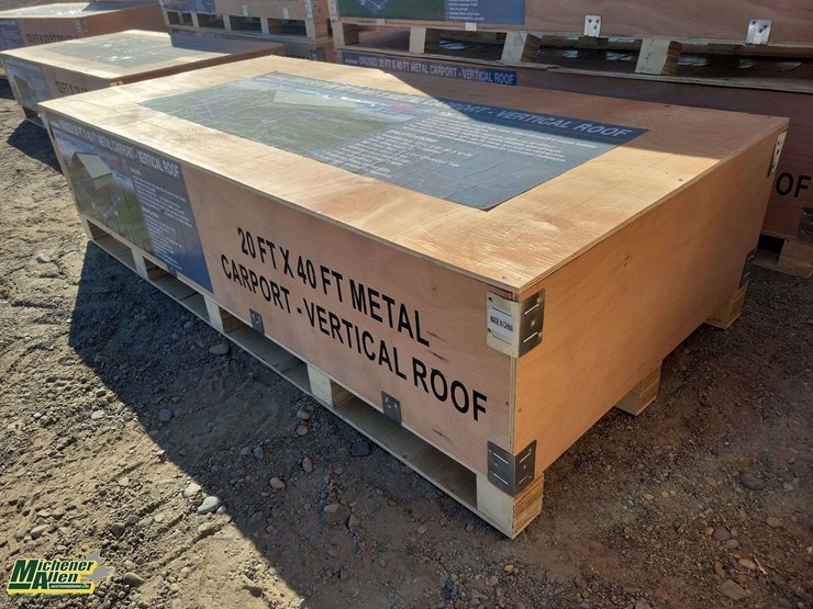 20ft-x-40ft-metal-carport--vertical-roof-unused-image-2