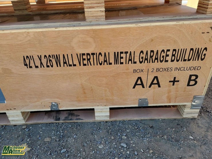 42'lx26'w-all-vertical-metal-garage-building-a+b-unused-image-5
