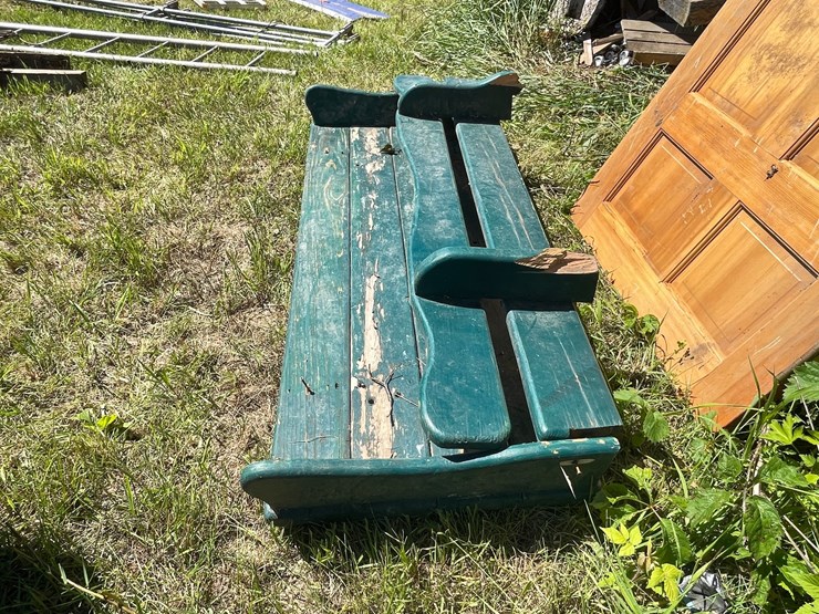 #3227-•-buggy-seat-and-solid-wood-door-image-7