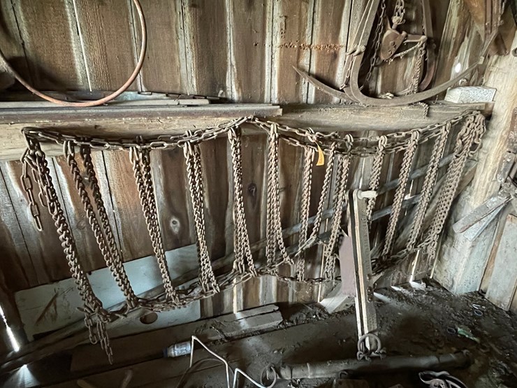 #2319-•-wall-section-of-vintage-farm-tools-image-4