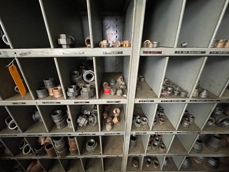#4009-•-large-metal-organizing-rack-with-various-pipe-fittings-image-7