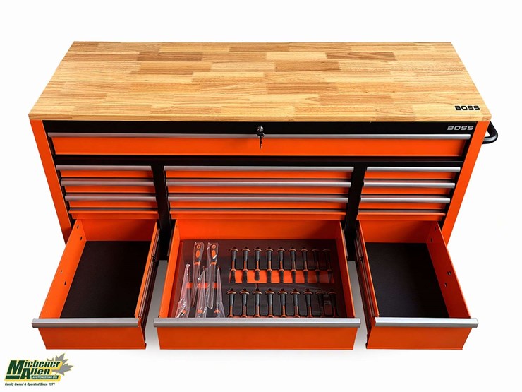 unused-boss-16-drawer-rolling-workbench-tool-box-with-peg-board-&-tools--qty-1-image-7