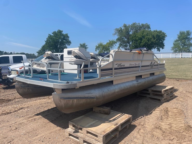 #5803-•-1998-weeres-pontoon-fisherman-deluxe-(sells-bill-of-sale)-image-1