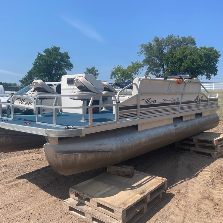 #5803 • 1998 Weeres Pontoon Fisherman Deluxe (Sells Bill of Sale)