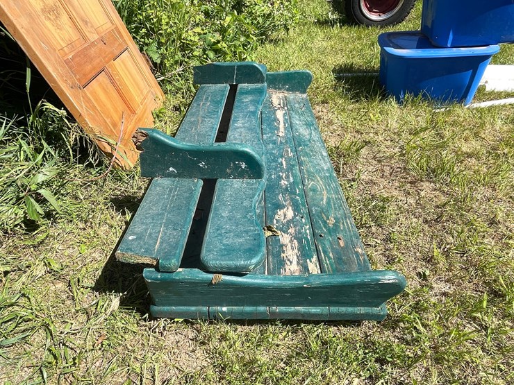 #3227-•-buggy-seat-and-solid-wood-door-image-11