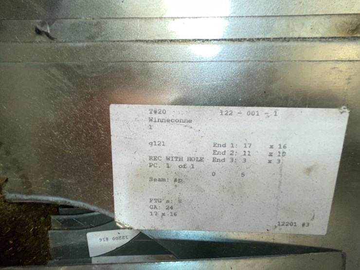 #4052-•-metal-cart,-sheet-metal,-buckets,-and-sunflower-heater-image-7