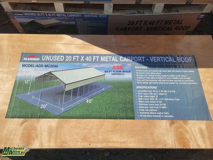 20ft-x-40ft-metal-carport--vertical-roof-unused-image-4