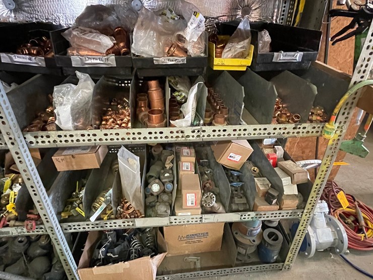 #4003-•-large-metal-organizing-rack-with-various-fittings-and-valves-image-6