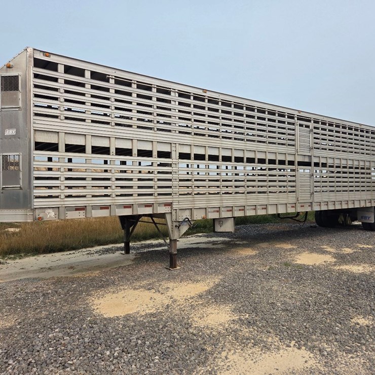 1995 Eby Transpork 102"x51' double deck semi trailer