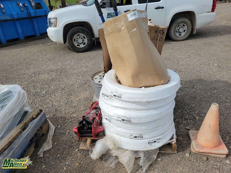 pallet-of-2-rims,6-bundle-of-uponor-aquapexwhite-,lifebreath-hrv-air-exchange-(heater)-,jack,bolt-cu-image-4