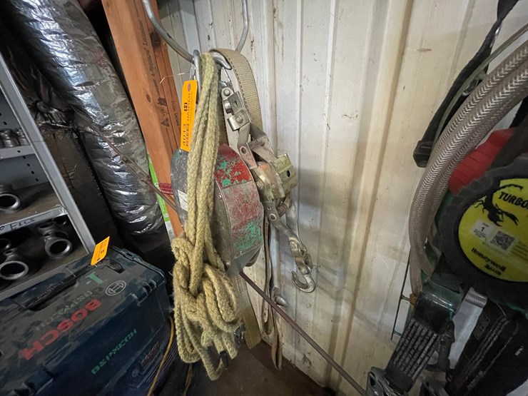 #4013-•-mighty-lite-self-retracting-lifeline,-come-along-and-lifting-straps-image-2