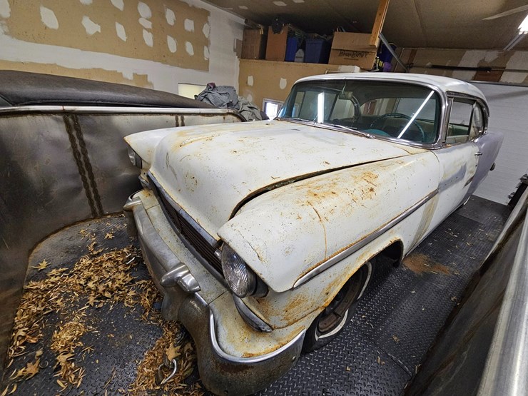 #1016-•-1955-chevy-bel-air-(2)-door-hardtop-(no-title,-for-parts)-(holmen,-wi)-image-1
