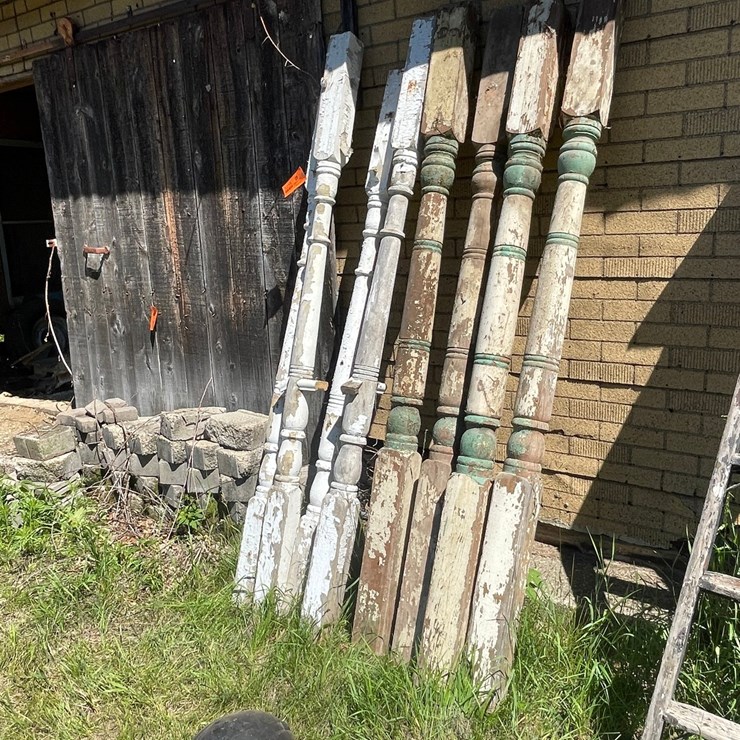 #3235 • (8) Vintage Porch Support Poles