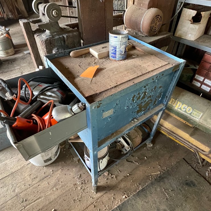 #2330 • Rolling Workbench With Contents