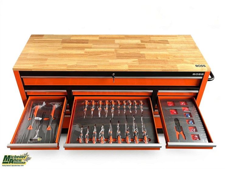 unused-boss-16-drawer-rolling-workbench-tool-box-with-peg-board-&-tools--qty-1-image-4