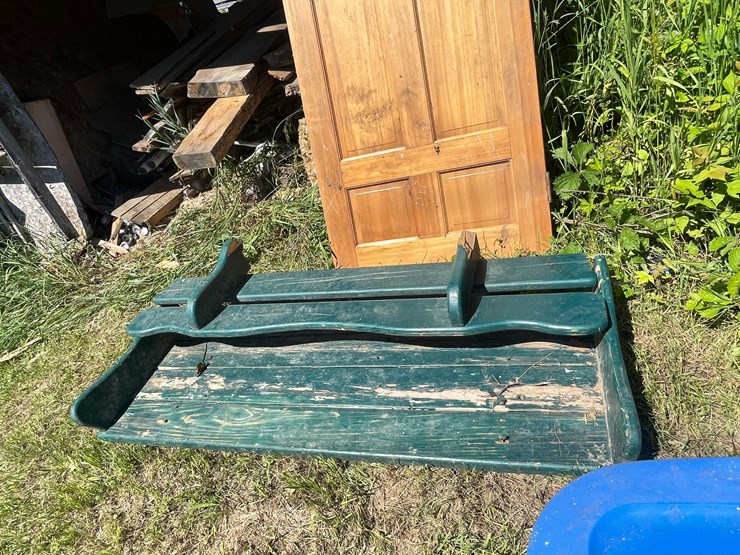 #3227-•-buggy-seat-and-solid-wood-door-image-4