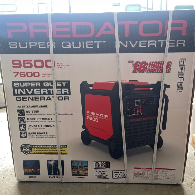 #3146 • New Predator Portable Generator