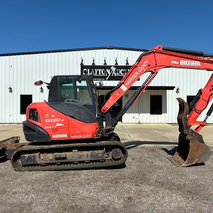 #2312 • Kubota KXO80-4 excavator