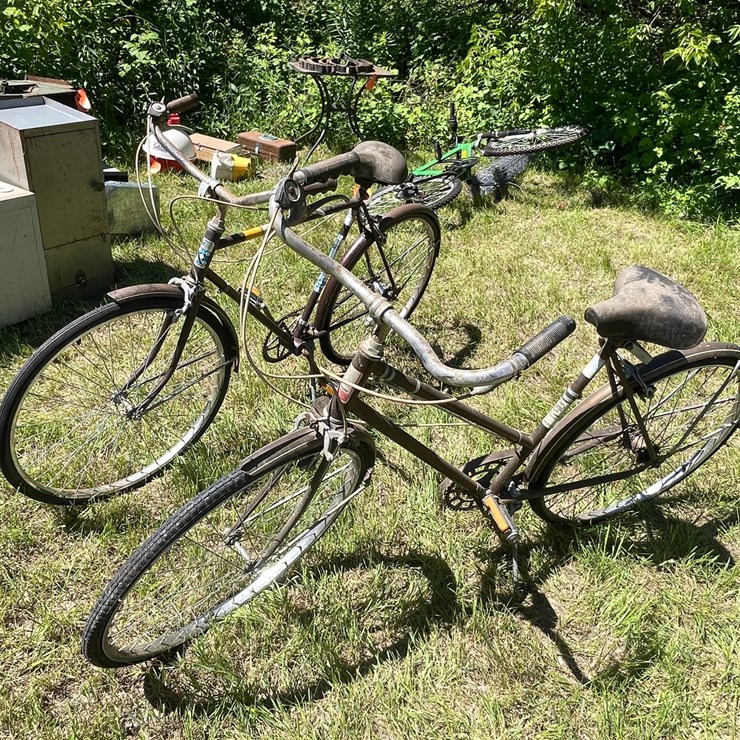 #3300 • (2) Vintage His and Hers Bikes