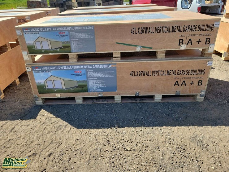 42'lx26'w-all-vertical-metal-garage-building-a+b-unused-image-7