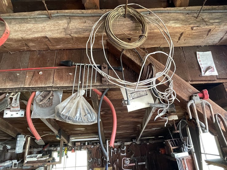 #2322-•-wall-section-of-vintage-farm-tools-image-5