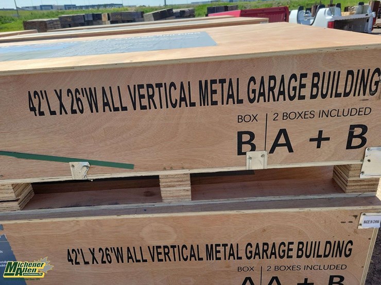 42'lx26'w-all-vertical-metal-garage-building-a+b-unused-image-6