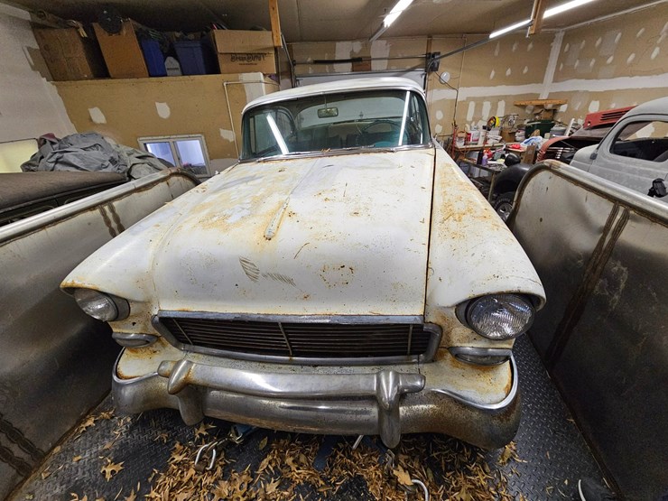#1016-•-1955-chevy-bel-air-(2)-door-hardtop-(no-title,-for-parts)-(holmen,-wi)-image-5