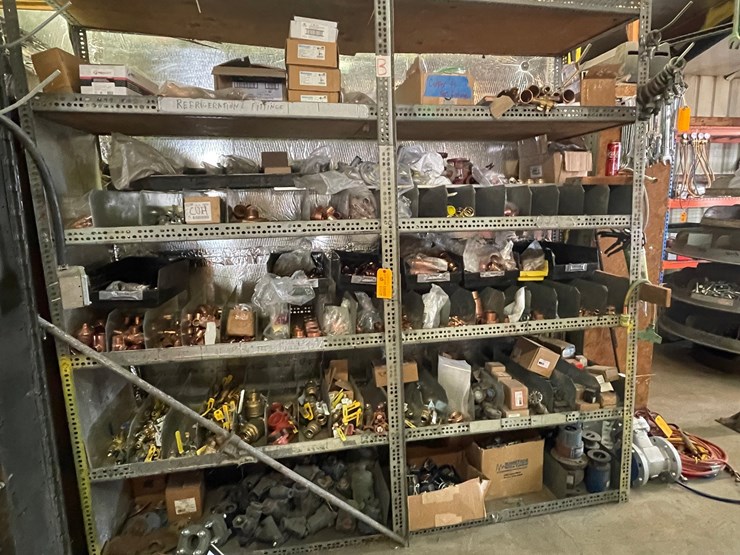 #4003-•-large-metal-organizing-rack-with-various-fittings-and-valves-image-1