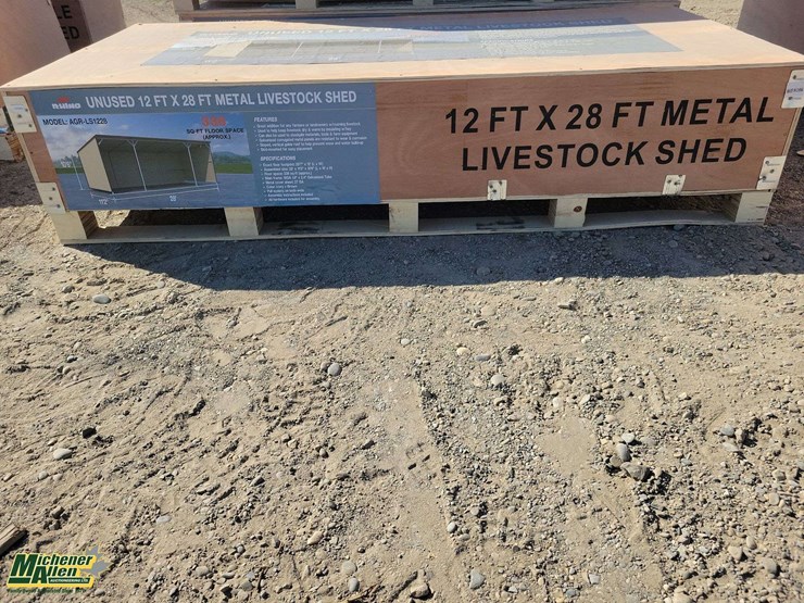 12ft-x-28ft-metal-livestock-shed-unused-image-1