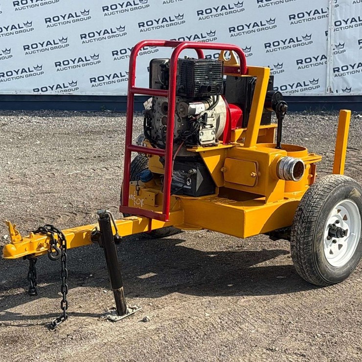 4in. Double Diaphragm Towable Trash Pump