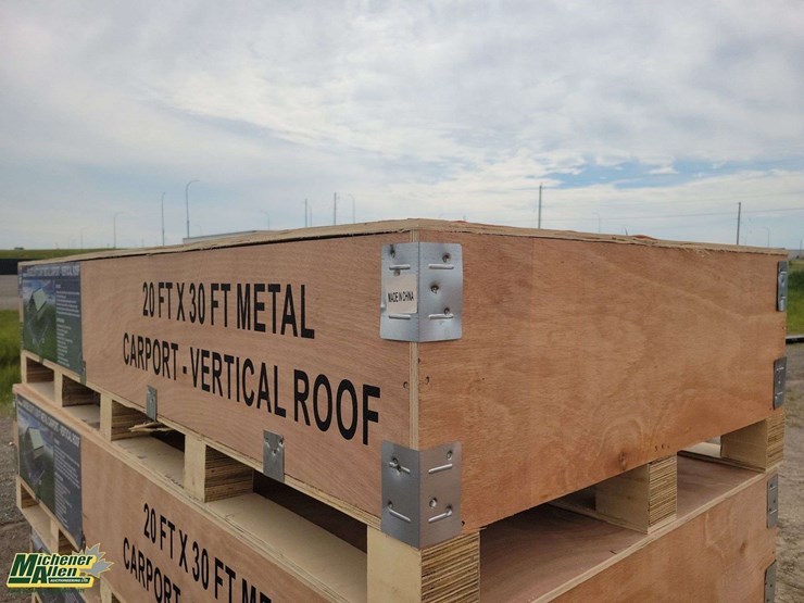 20ft30ft-metal-carport-vertical-roof-unused-image-2