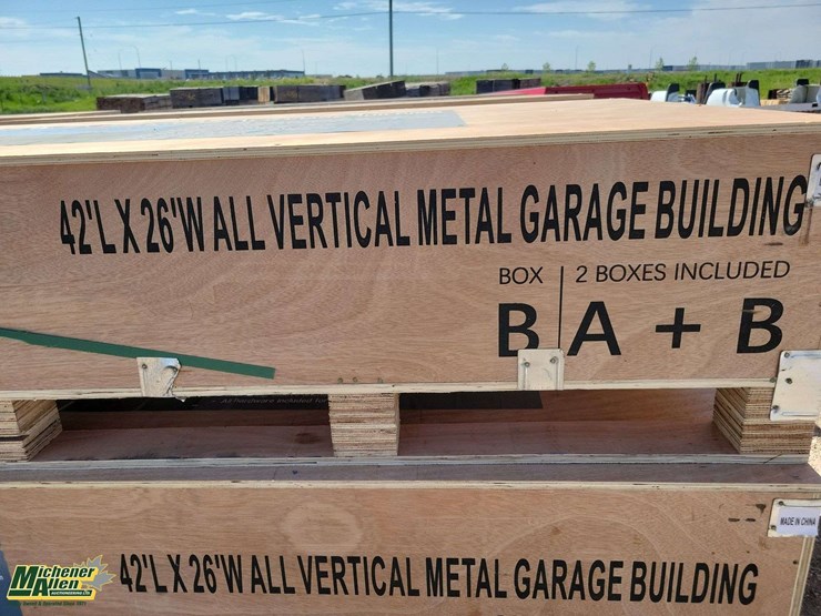 42'lx26'w-all-vertical-metal-garage-building-a+b-unused-image-6