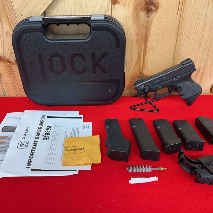 Glock Model 27 Gen4 .40 S&W Semiauto Pistol