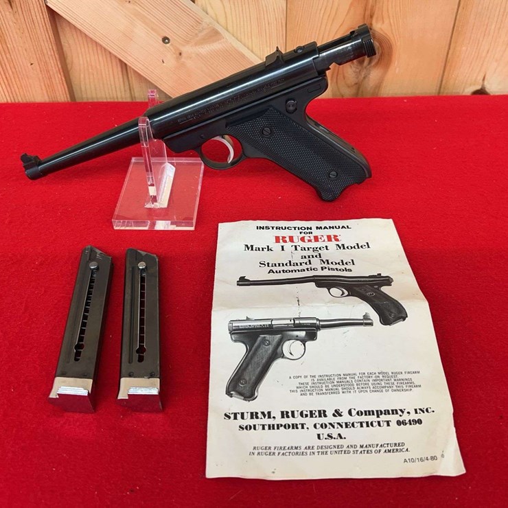 Ruger Mark I .22 LR Semiauto Pistol