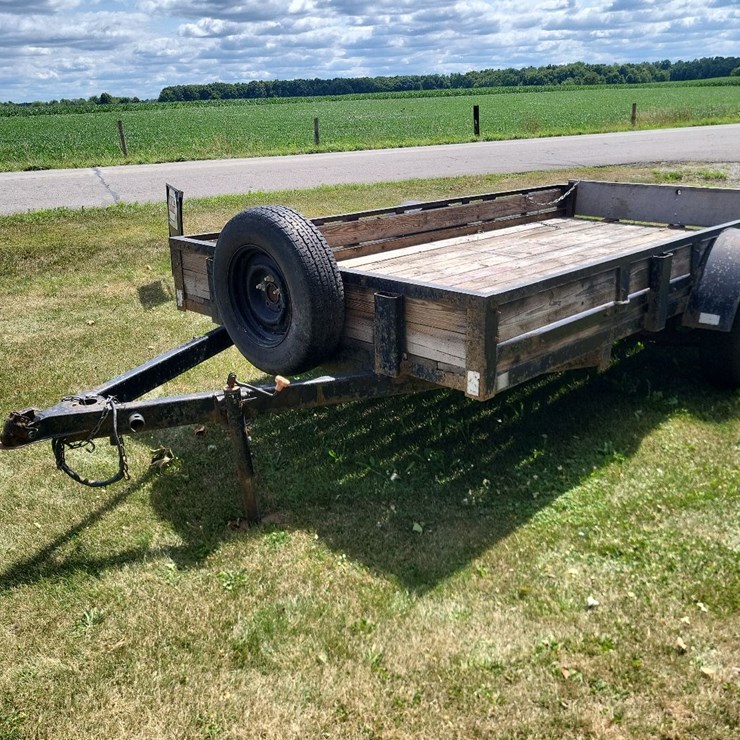 2007 Homemade Single Axle Bump w/Aluminum Ramps - Titled Trailer