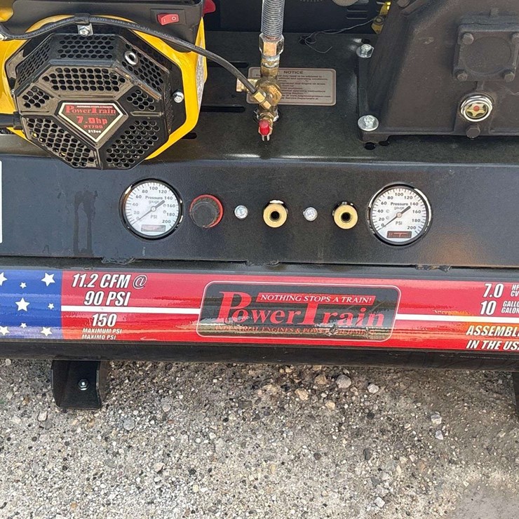 2022 Power Train PT-TT70G-CP 150psi Portable Air Compressor