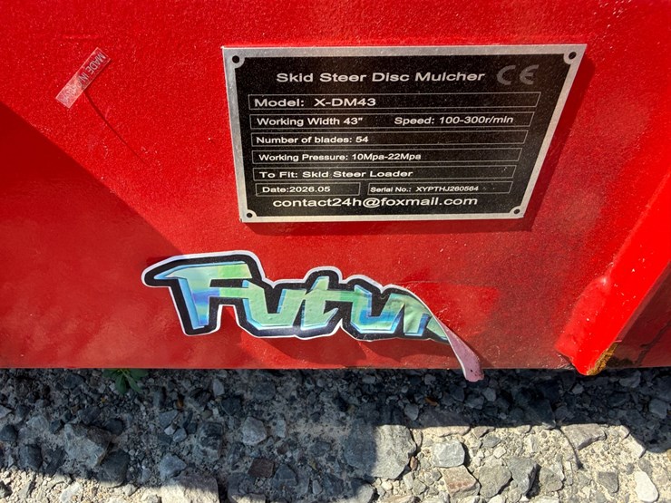 #2020-•-unused-future-x-dm43-45"-skid-steer-disc-mulcher-xypthj260564-inv#48948-image-8