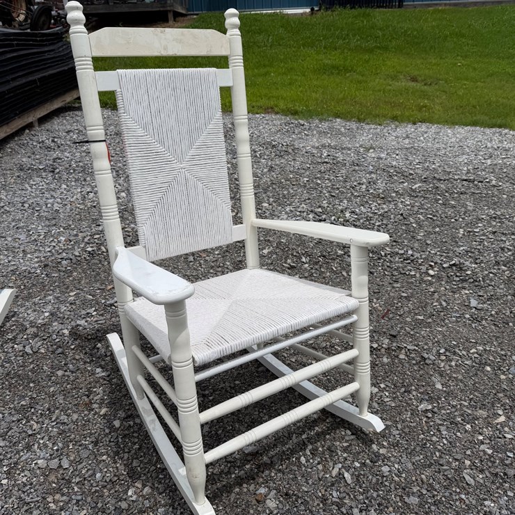 #33 • White rocking chair