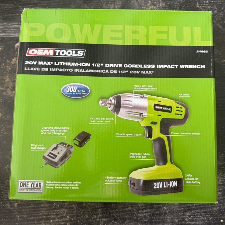 #7 • 1/2” drive low impact wrench