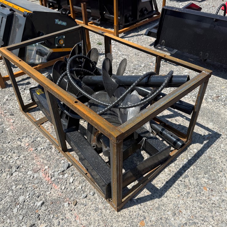 #2044 • Unused Mower King Ssecag-Y Skid Steer Auger w/ (3) Bits INV#51827