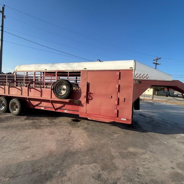 2016 6x28 Hughes Stock Trailer, Abilene, TX