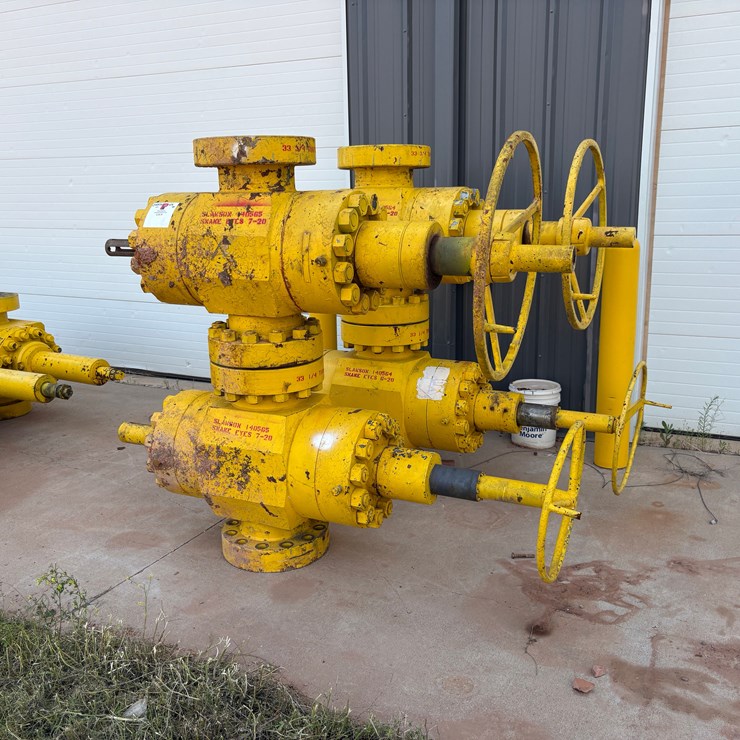 (4x$) 7-1/16” 10k frac valves