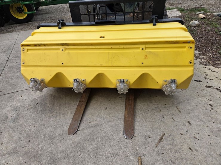 (2)-john-deere-dry-fertilizer-boxes,-shafts,-chains,-drive-wheel-off-of-john-deere-1745-planter---new-image-1