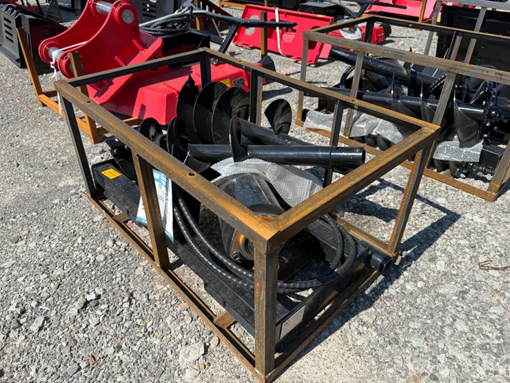 #2026-•-unused-mower-king-ssecag-y-skid-steer-auger-w/-(3)-bits-inv#51826-image-1